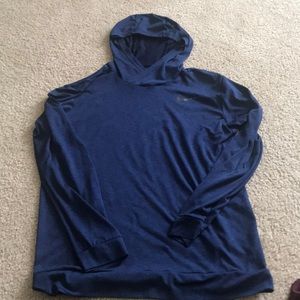 Navy Hooded Shirt